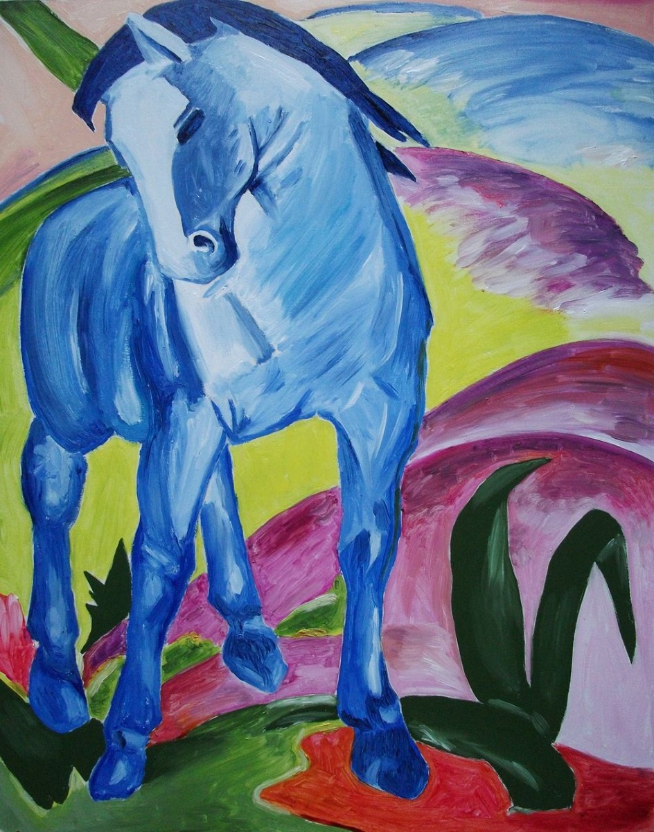 Франц Марк синий конь 1911